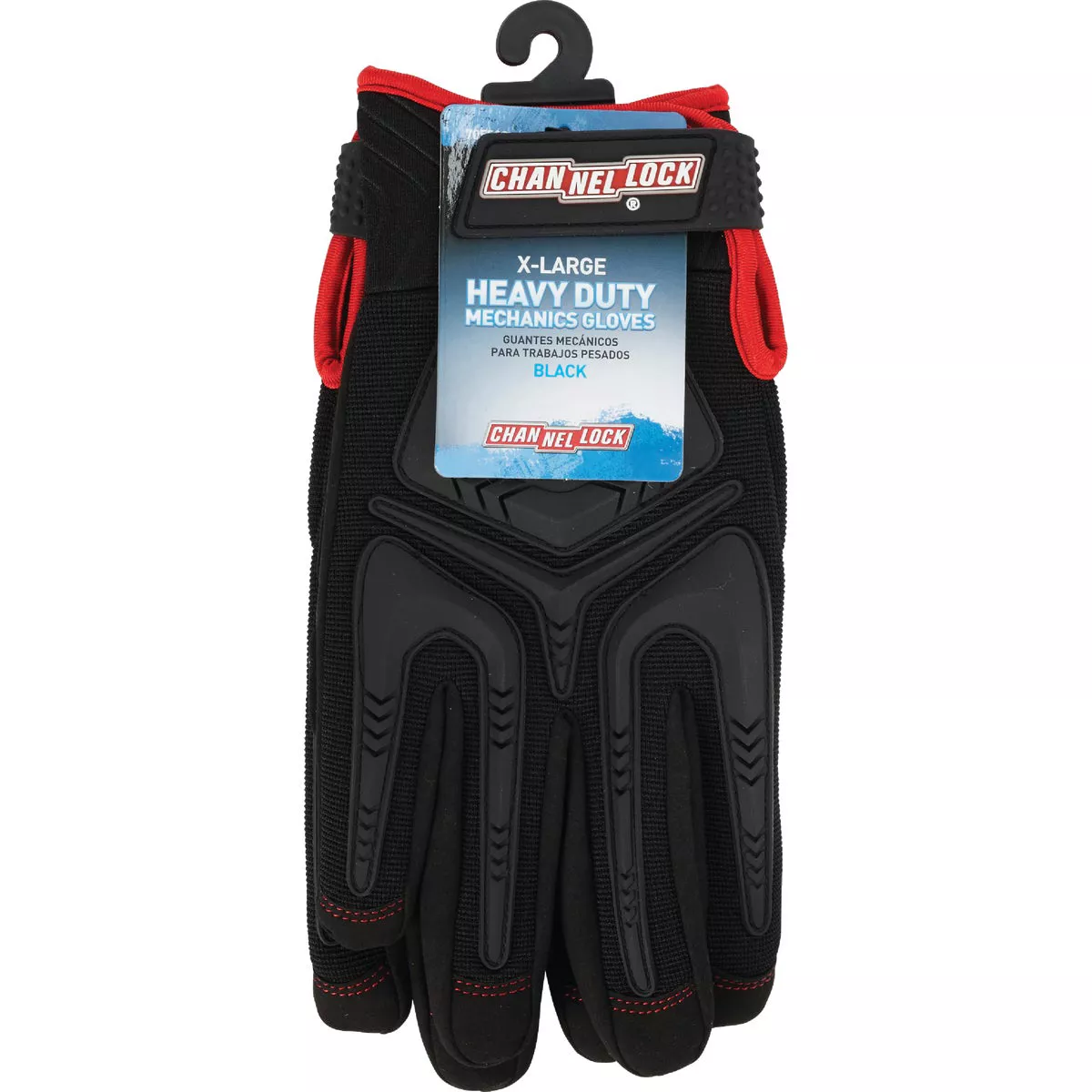 Channellock Men's XL Synthetic Leather Heavy-Duty Mechanics Glove, Black - photo 2