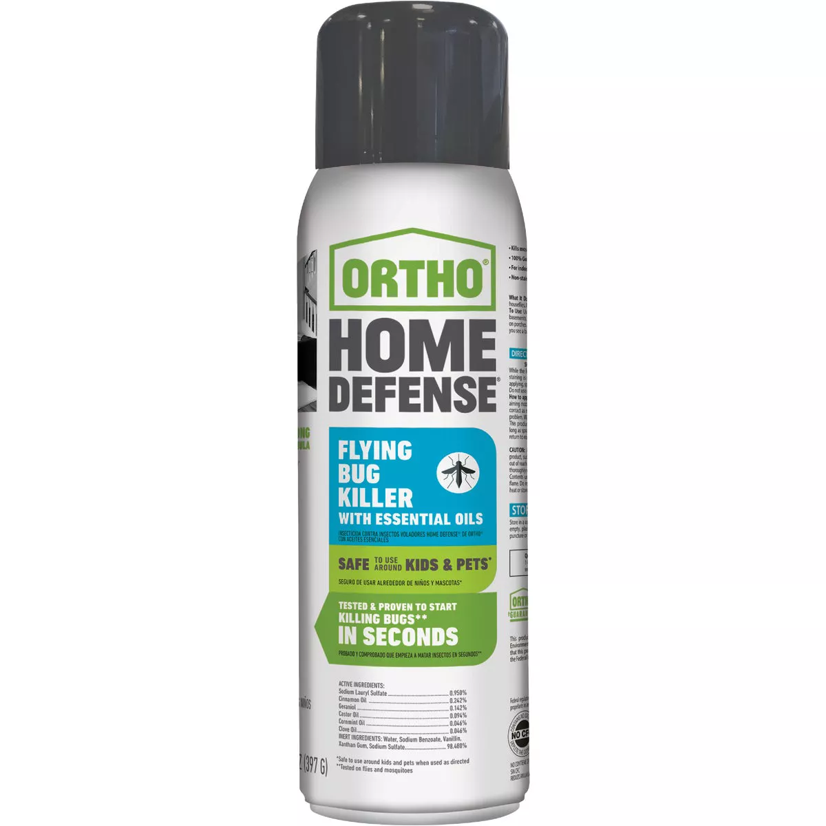 Ortho Home Defense 14 Oz. Aerosol Spray Flying Bug Killer with Essential Oils