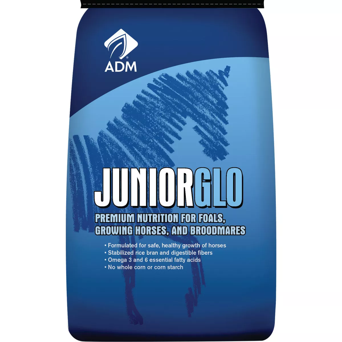 ADM JuniorGlo 50 Lb. Young Horse Feed