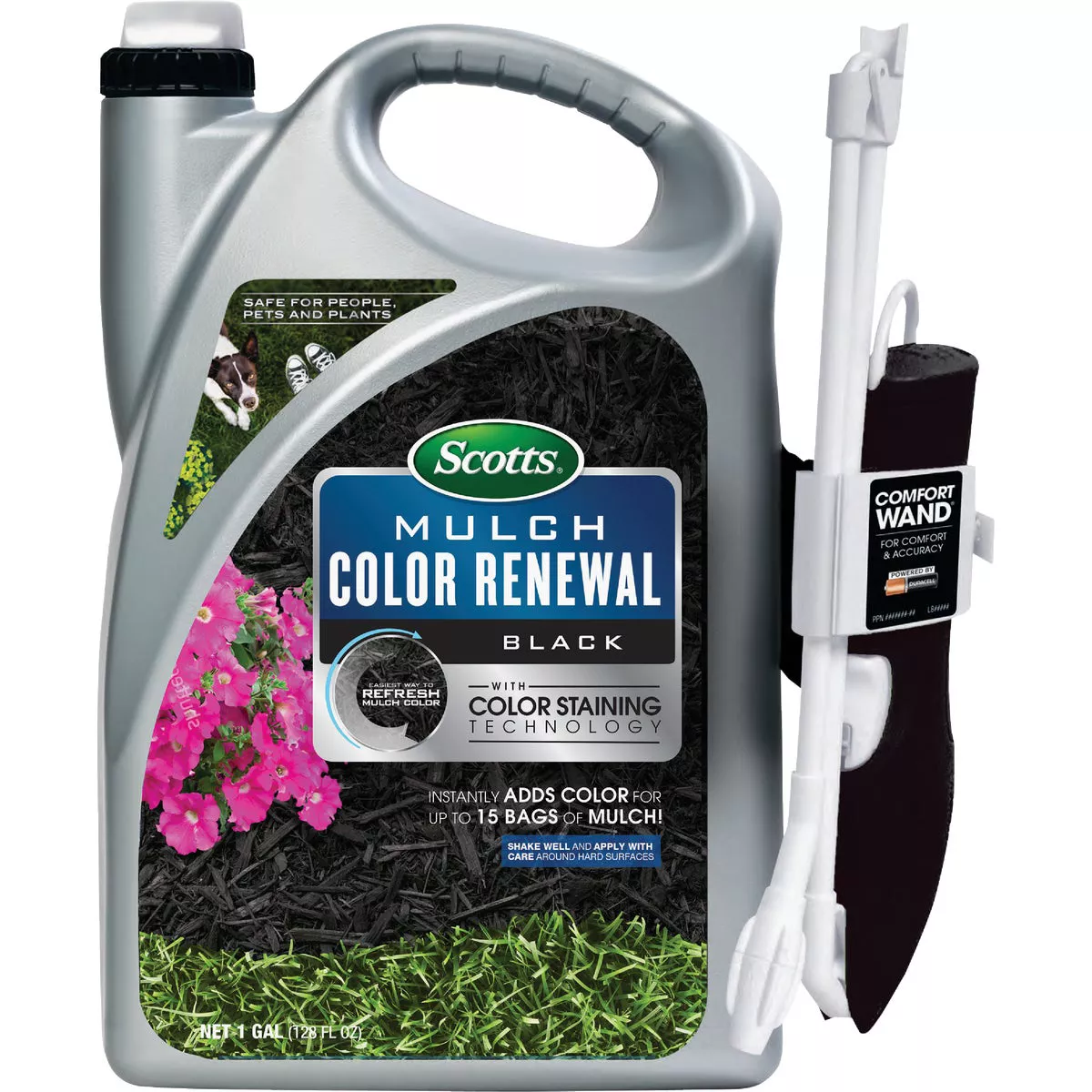 Scotts 1 Gal. Ready To Use Wand Sprayer Black Mulch Color Renewal
