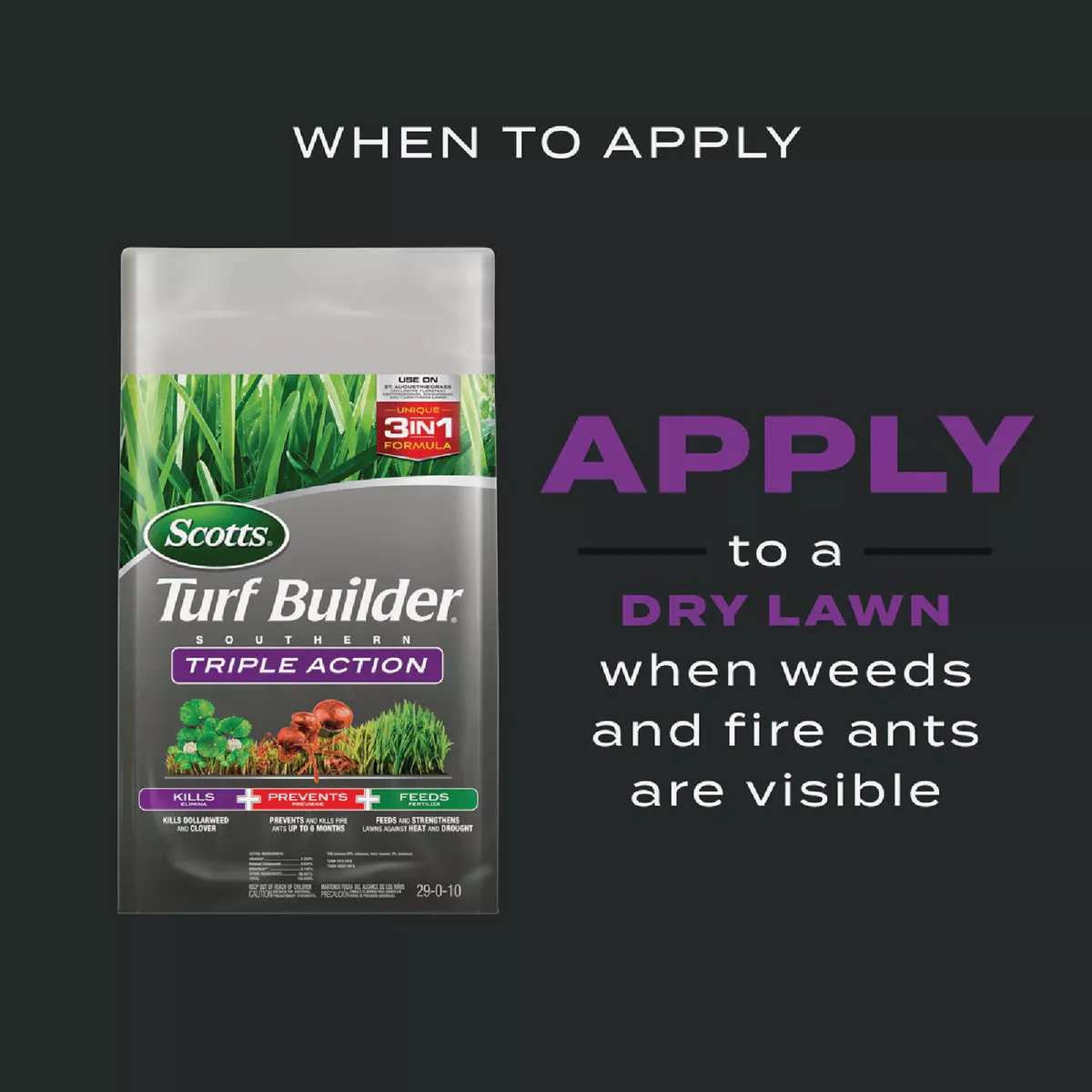 Scotts Turf Builder Southern Triple Action 13.32 Lb. 4000 Sq. Ft. Weed Killer Plus Lawn Fertilizer - photo 6