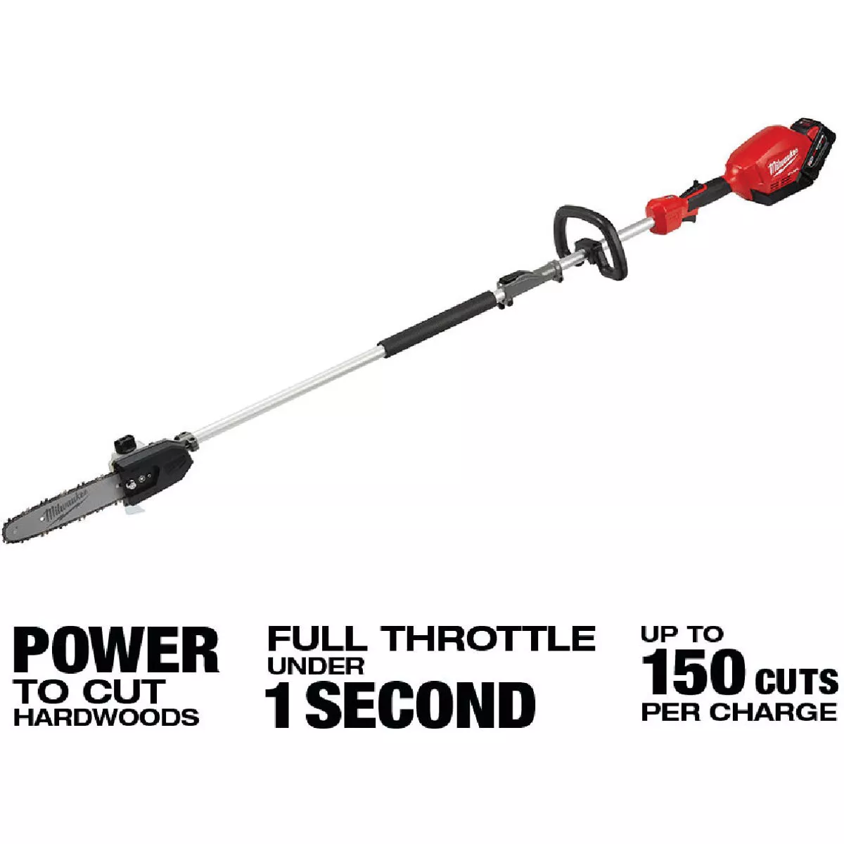 Milwaukee M18 FUEL Brushless 10 In. Cordless Pole Saw Kit with QUIK-LOK Attachment Capability & 8.0 Ah Battery & Charger - photo 3