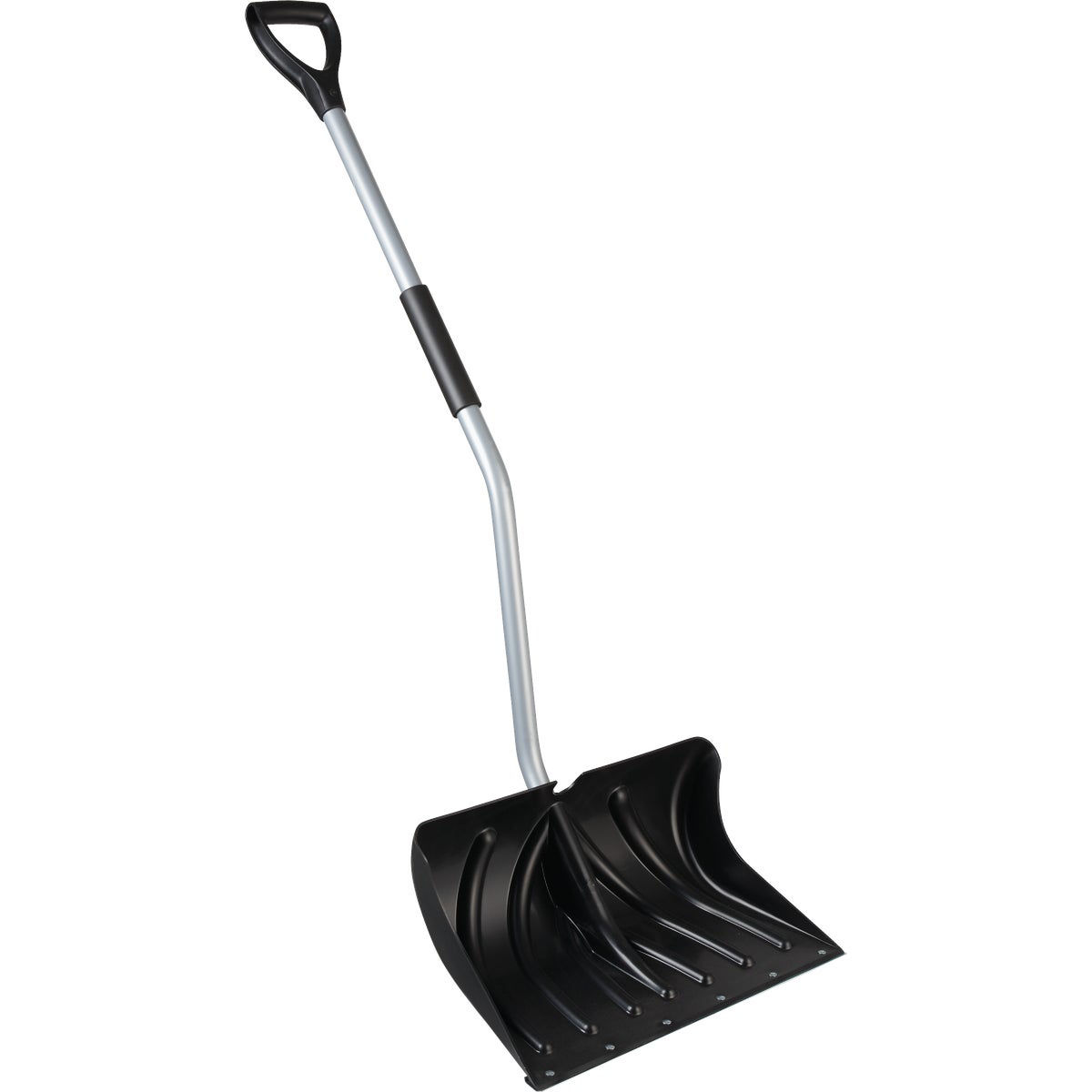 20 In. Poly Ergo Snow Shovel with Steel Wear Strip and 45 In. Steel