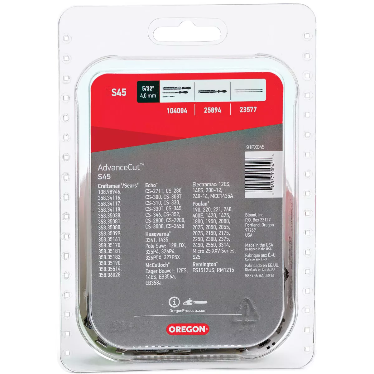 Oregon AdvanceCut 12 In. 45-Link Saw Chain - photo 2