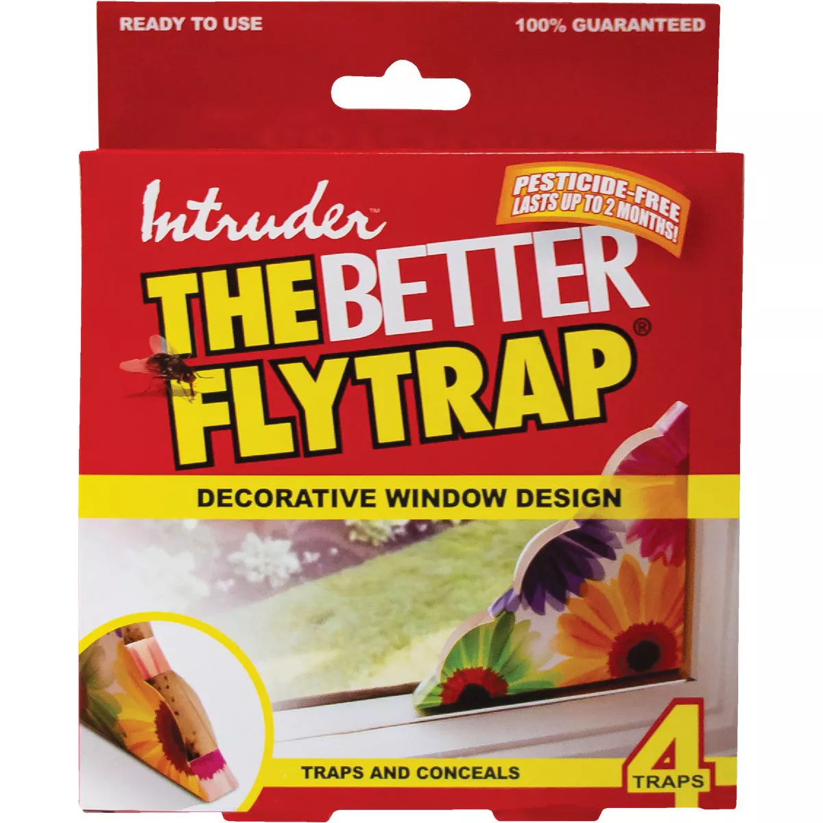 Intruder The Better Flytrap Disposable Indoor Fly Trap (4-Pack) - photo 2