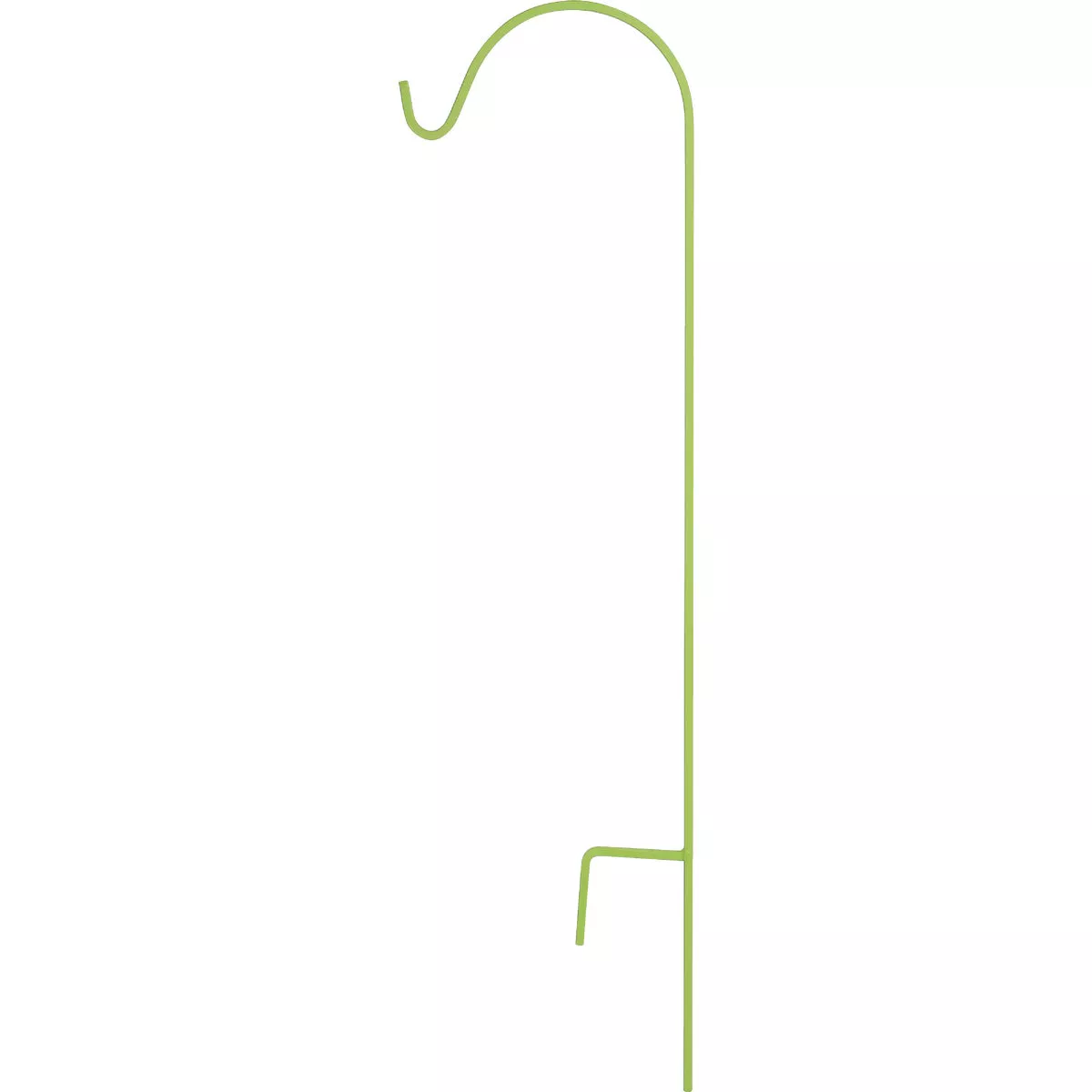 American GardenWorks UrbanGarden 45 In. Leafy Romaine Basket Hanger Shepherd Hook