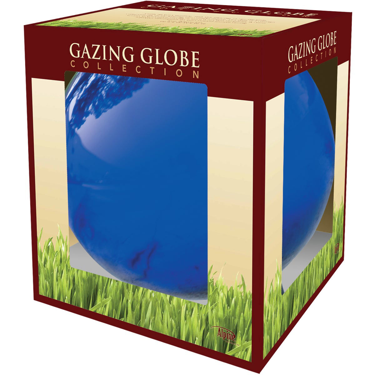 Globo Ornamentale Da Giardino In Vetro Verde Alpine - Sfera Decorativa Per Esterno, 25 Cm