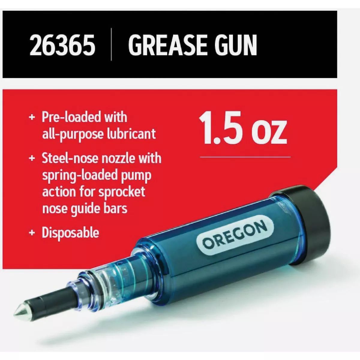Oregon Chain Saw Grease Gun - photo 4