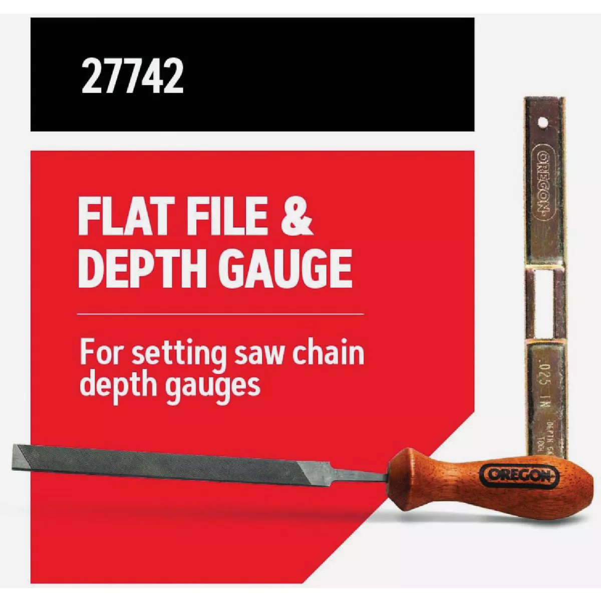 Oregon Chainsaw Flat File and Depth Gauge - photo 4
