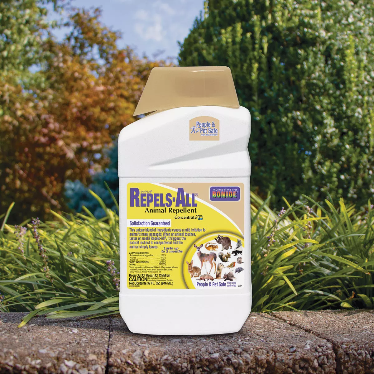 Bonide Repels-All 32 Oz. Concentrate Animal Repellent - photo 2