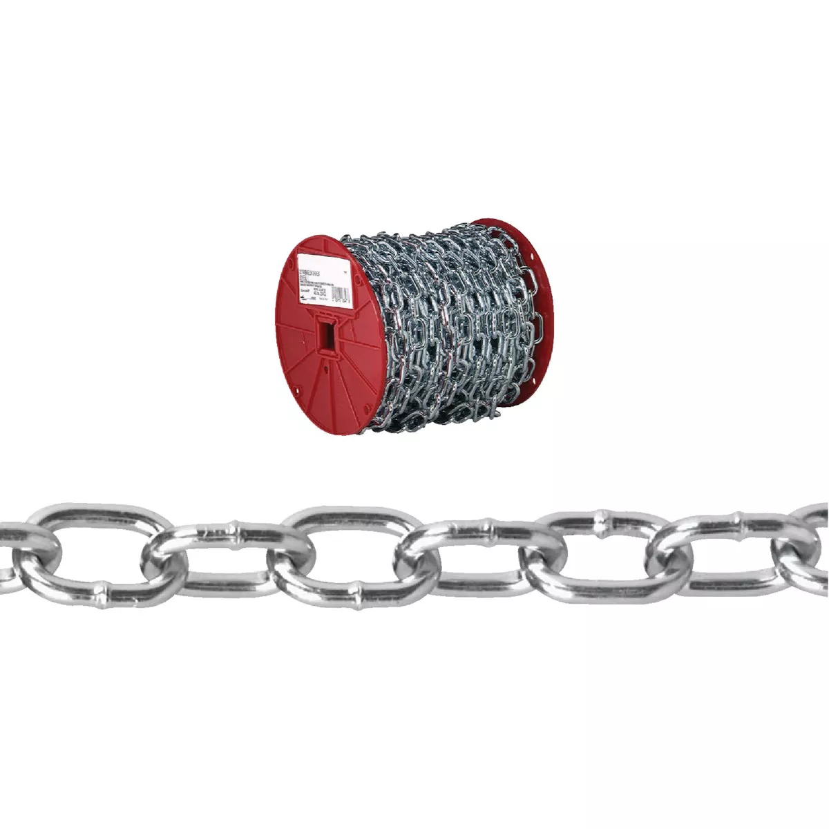 Campbell #2/0 125 Ft. Zinc-Plated Low-Carbon Steel Coil Chain