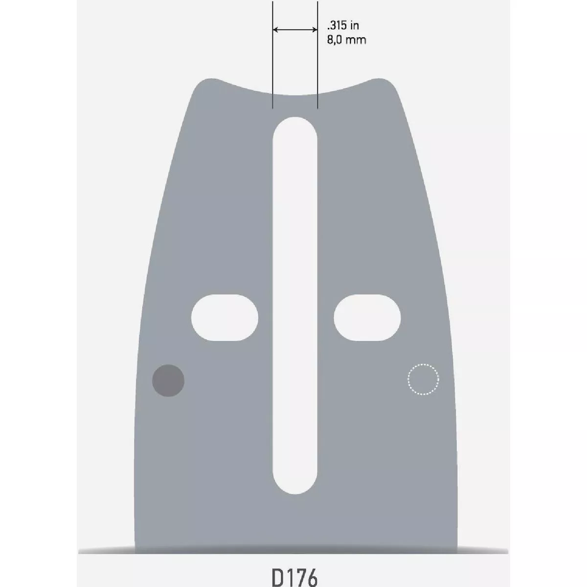 Oregon AdvanceCut 16 In. 60 Drive Links Reversible Bar & D60 Chain Replacement Combo - photo 5