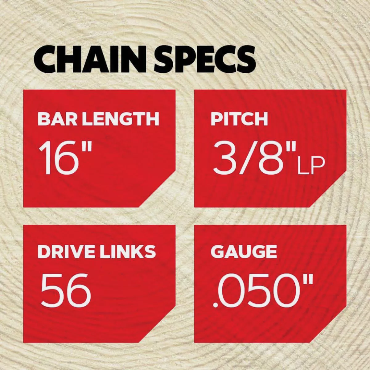 Oregon AdvanceCut 16 In. 56 Drive Links Reversible Bar & S56 Chain Replacement Combo - photo 3