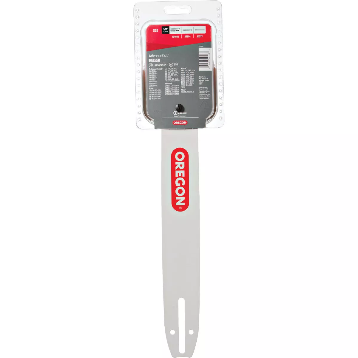 Oregon AdvanceCut 14 In. 52 Drive Links Reversible Bar & S52 Chain Replacement Combo - photo 2