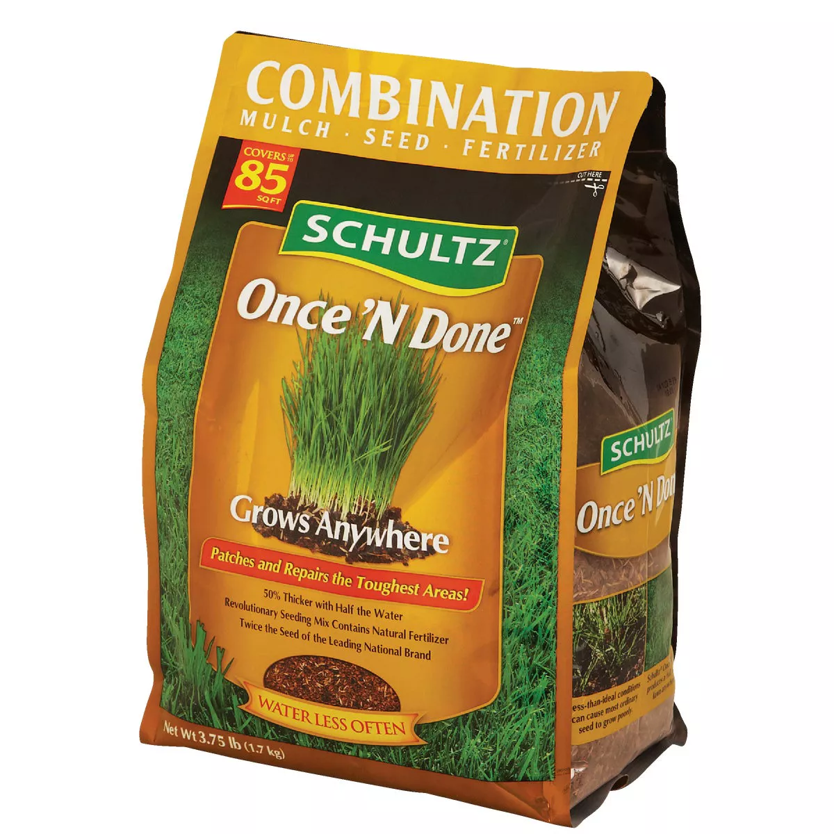 Schultz Once 'N Done 3.75 Lb. 85 Sq. Ft. Coverage Sun & Shade Grass Patch & Repair - photo 3