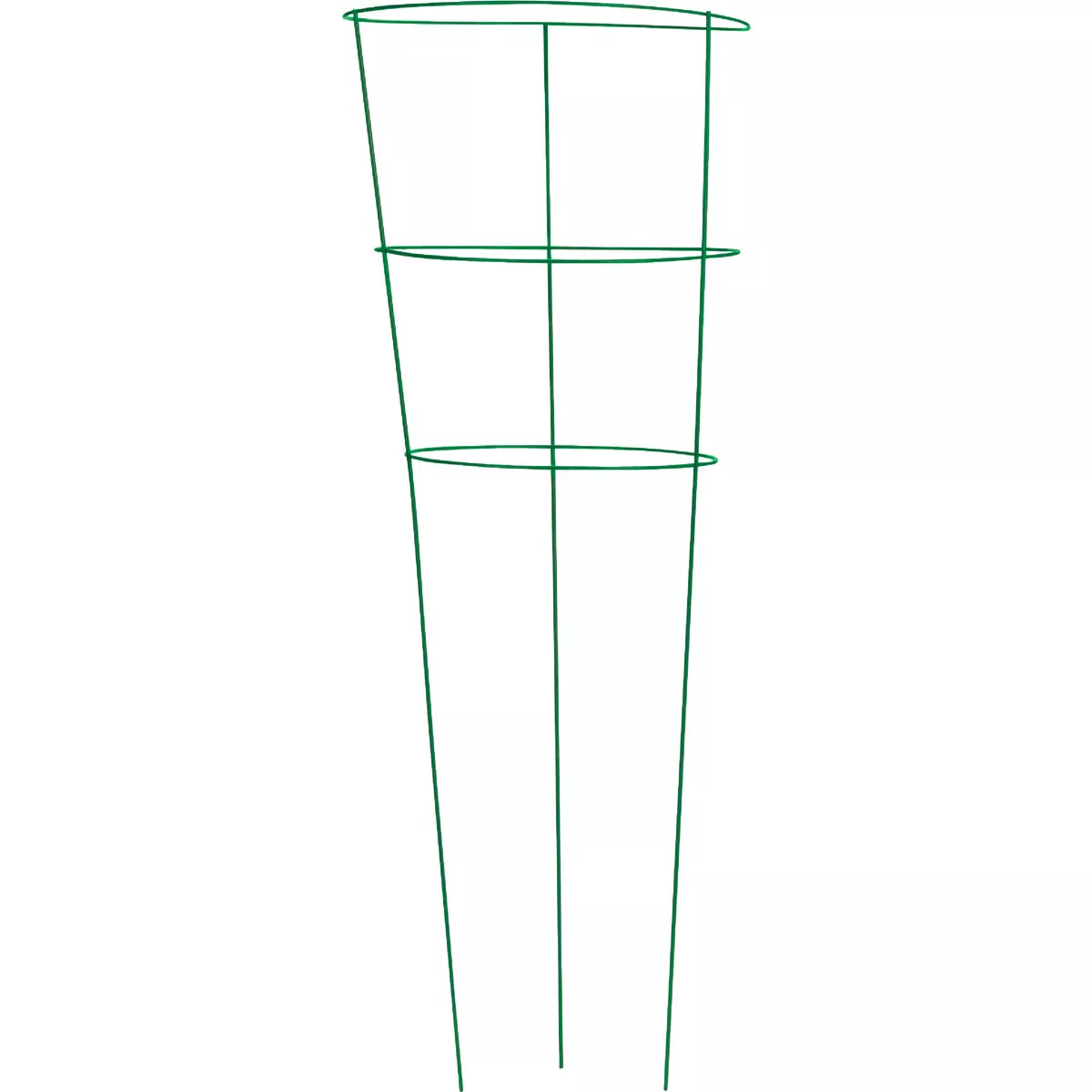 Panacea 42 In. Green Powder Coat Galvanized Welded Wire Tomato Cage