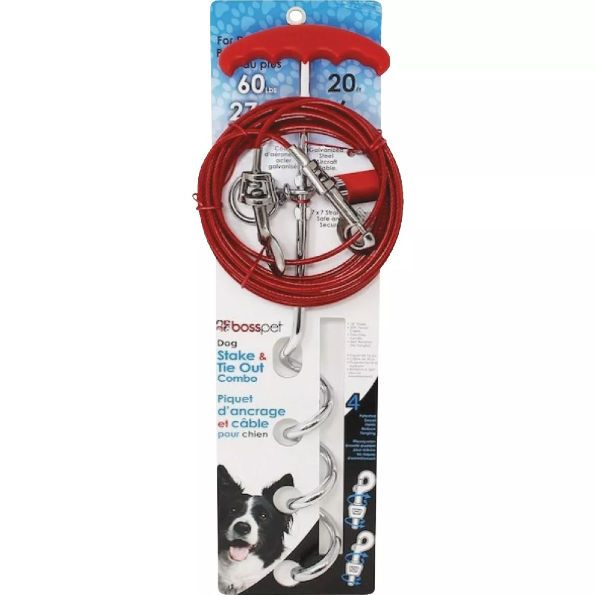 Boss Pet Guardian Gear 20 Ft. Stake/Cable Dog Tie-Out - photo 2