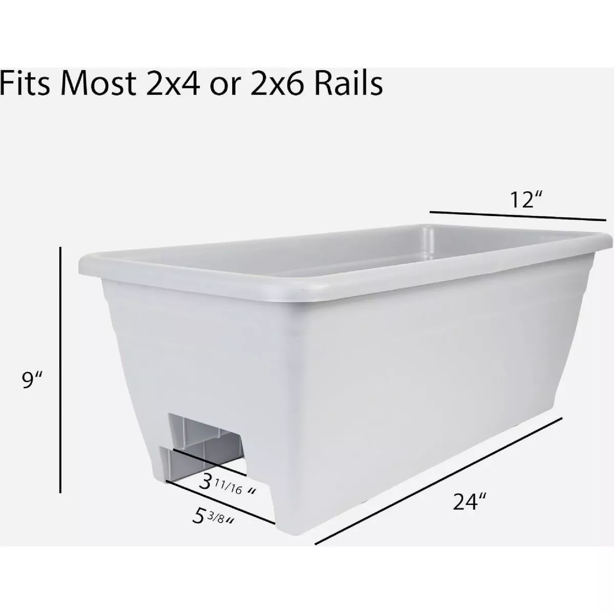 HC Companies 24 In. Sandstone Deck Rail Box - photo 5