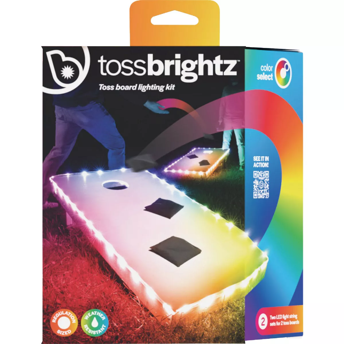 Toss Brightz Color Select LED Light Kit for Cornhole Boards - photo 2