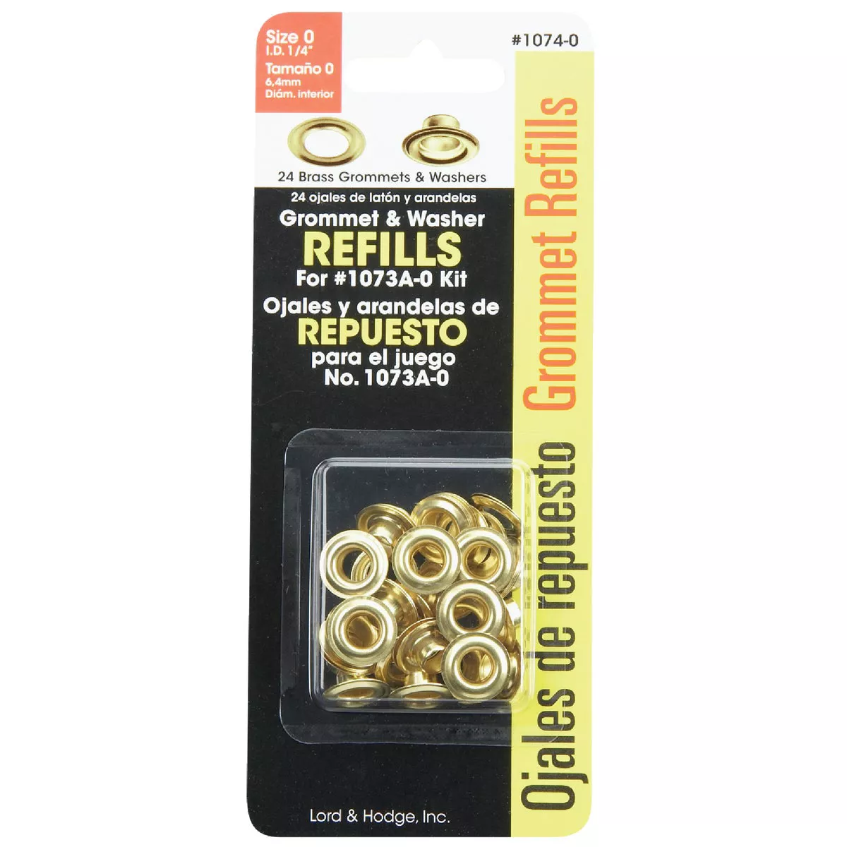 Lord & Hodge 1/4 In. Brass Grommet Refills (24 Ct.) - photo 2