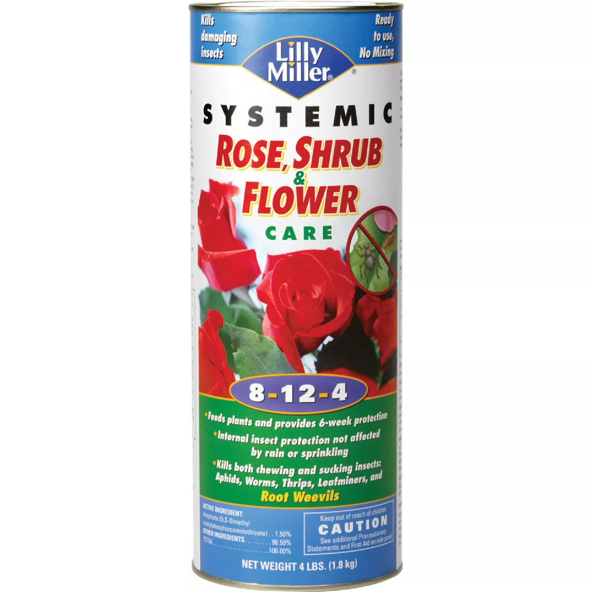 Lilly Miller 4 Lb. 8-12-4 Systemic Rose & Flower Care Dry Plant Food