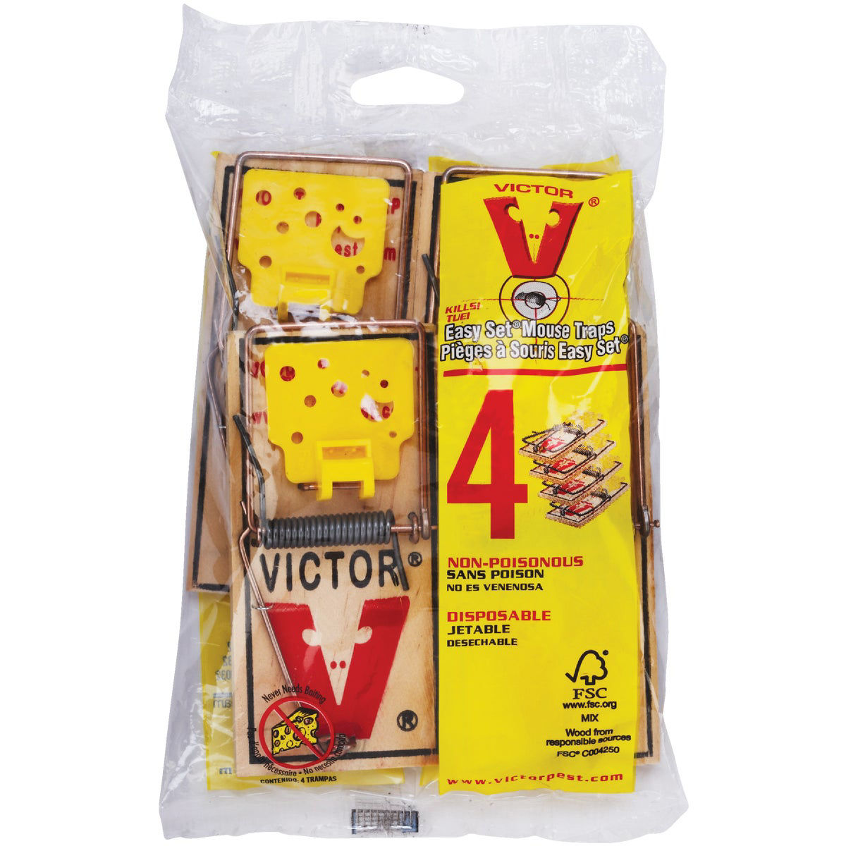 Victor Easy Set Mechanical Mouse Trap (4-Pack) | Do it Best