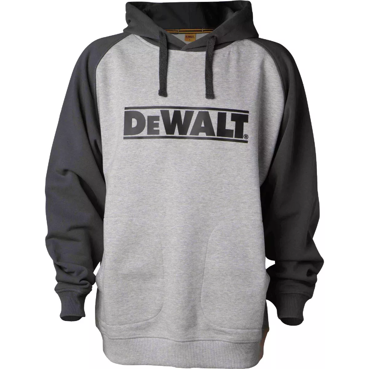 DEWALT Logan Large 2-Tone Gray Heavy-Duty Hooded Sweatshirt