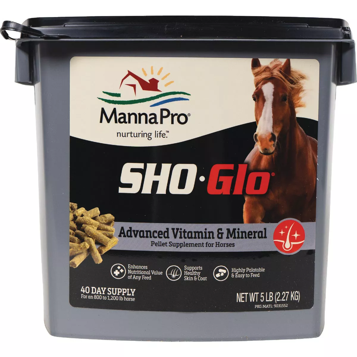 Manna Pro Sho-Glo 5 Lb. Vitamin/Mineral Horse Supplement