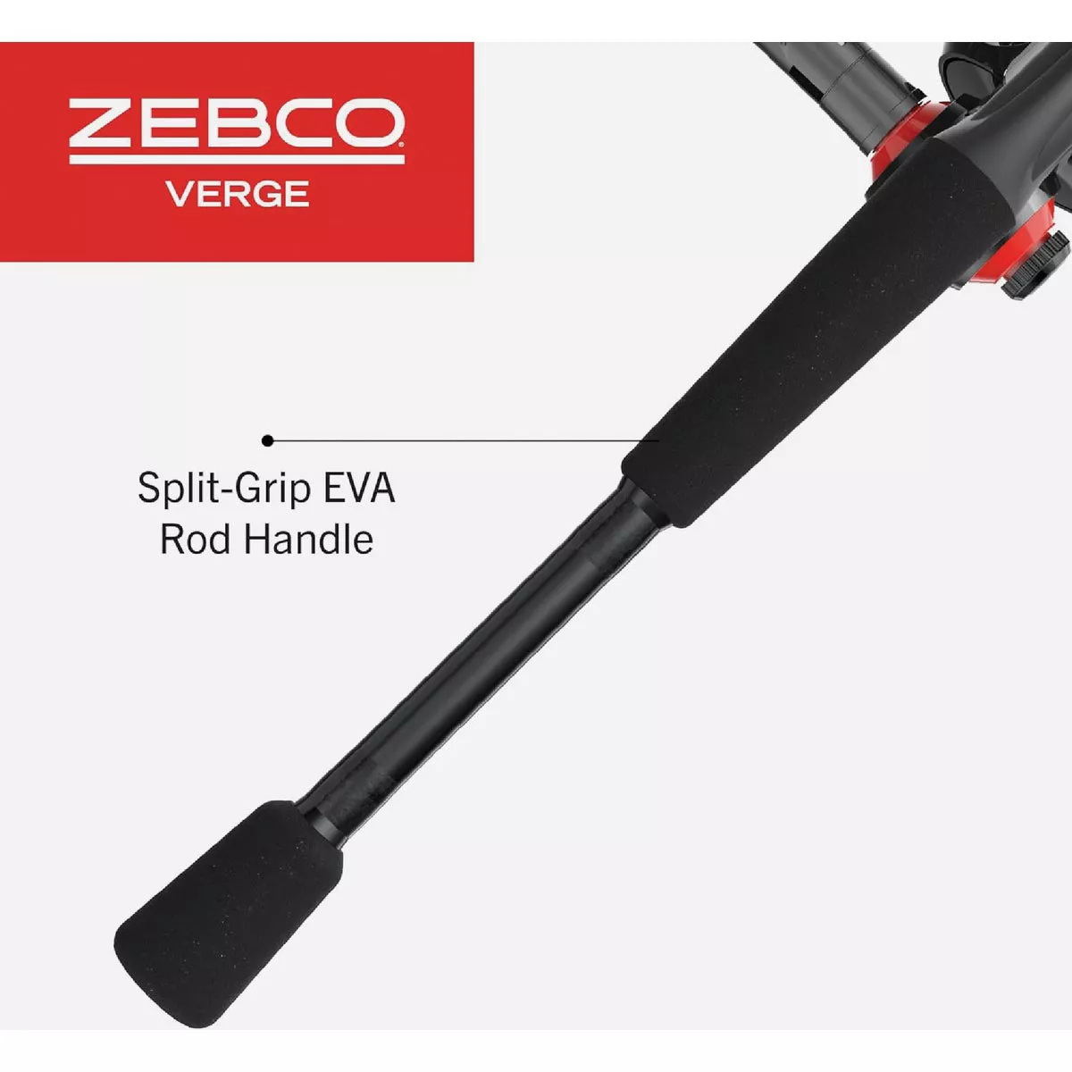 Zebco Verge 6 Ft. 6 In. Graphite Fishing Rod & Medium Spinning