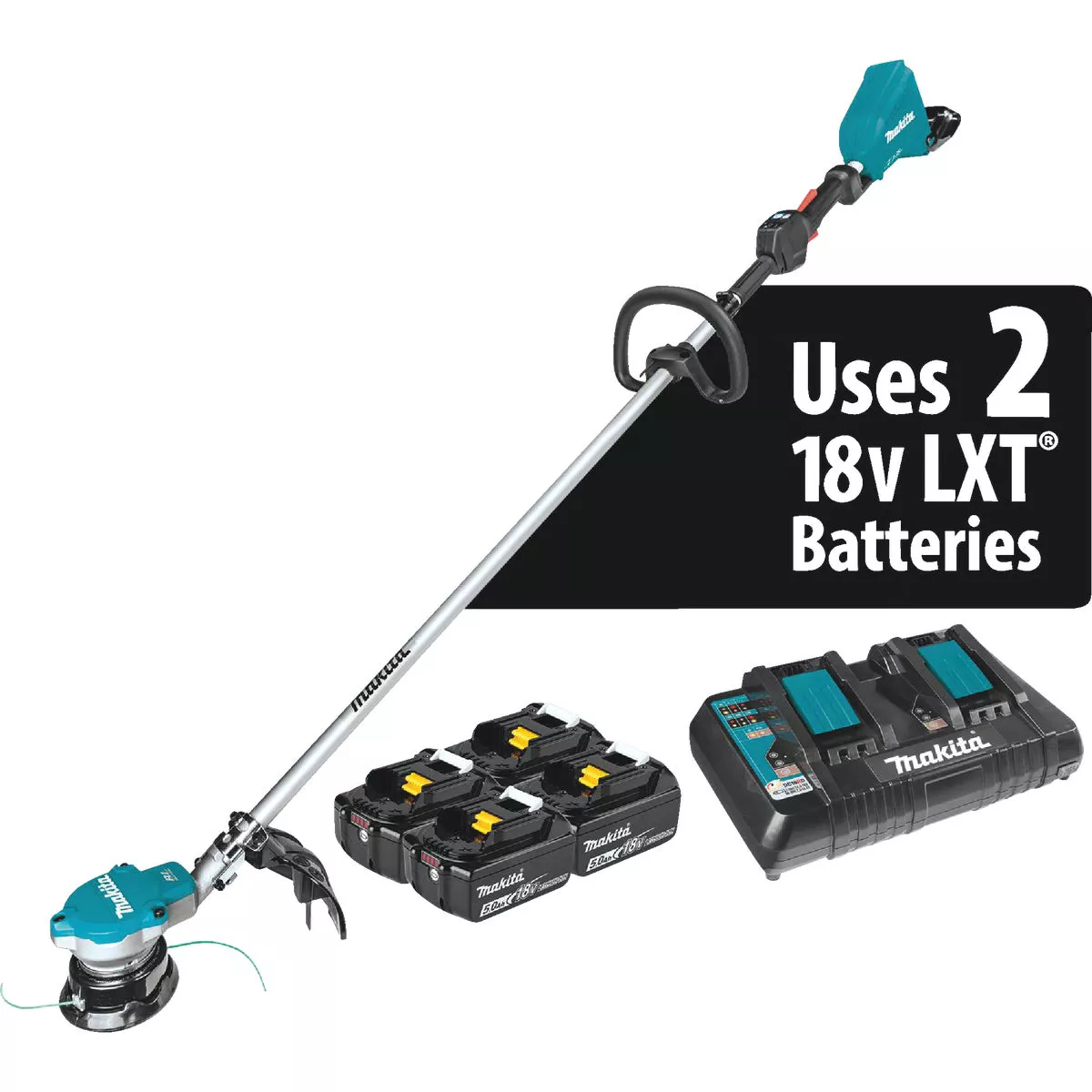 Makita 36V (18V X2) LXT Brushless String Trimmer Kit with 4 Batteries (5.0Ah) - photo 10