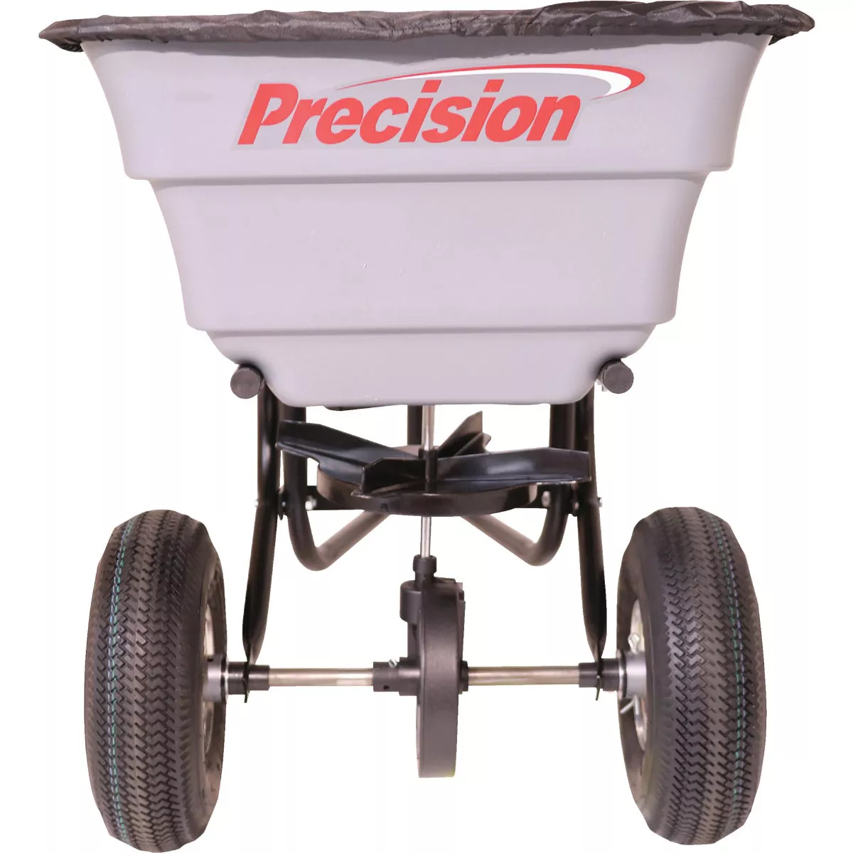 Precision 75 Lb. Self-Lubricating Tow Broadcast Spreader with Cover - photo 3