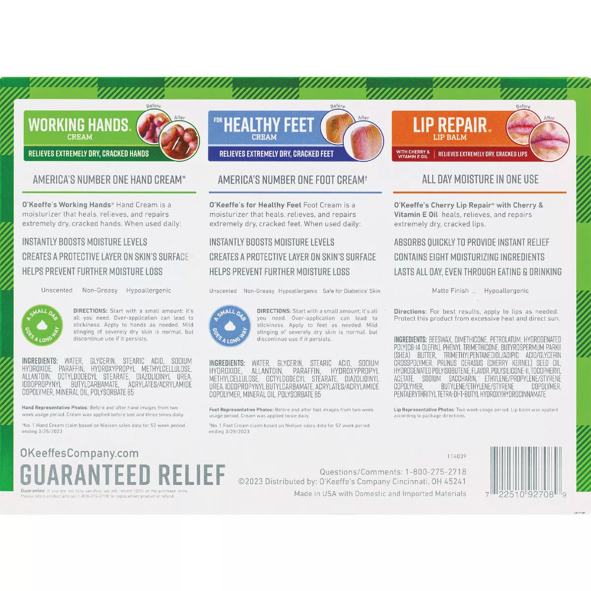 O'Keeffe's Winter Skin Essentials Value Pack - photo 2