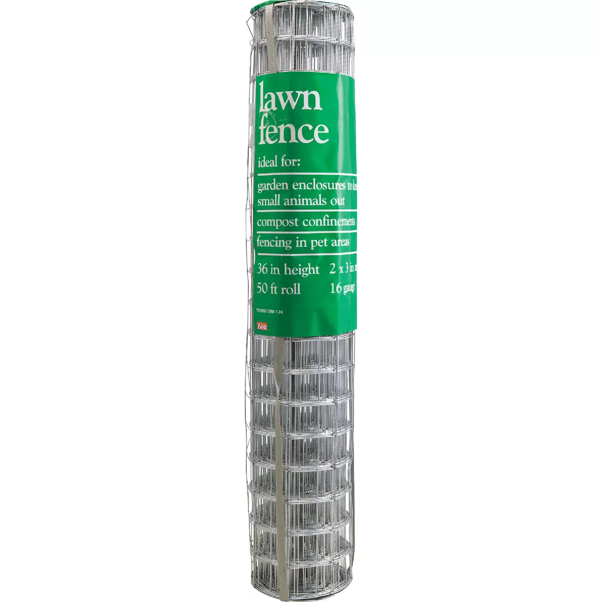 Do it Economy 36 In. H. x 50 Ft. L. (3x2) Galvanized Welded Wire Fence - photo 2