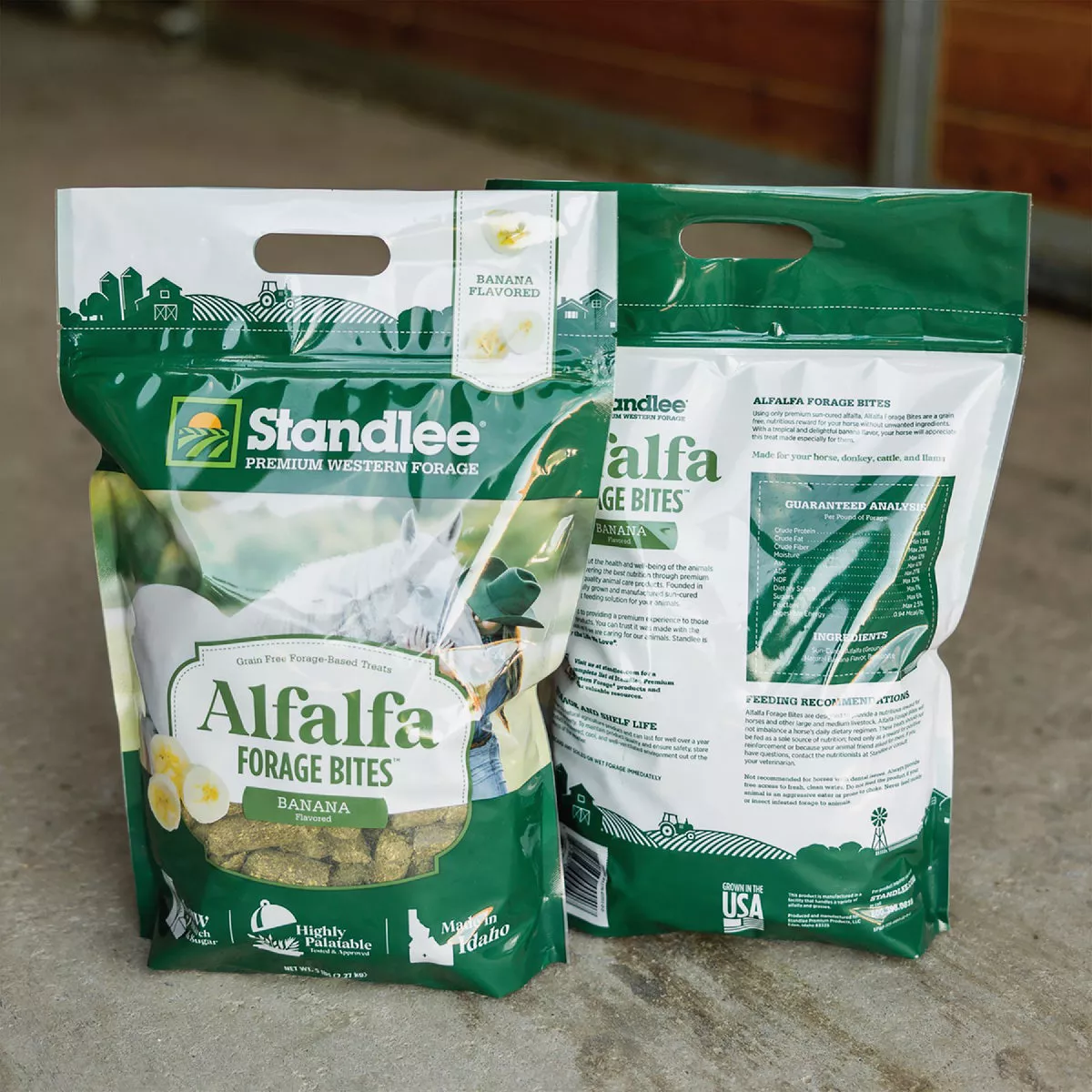 Standlee Premium Western Forage 5 Lb. Banana Flavored Alfalfa Forage Bites - photo 4