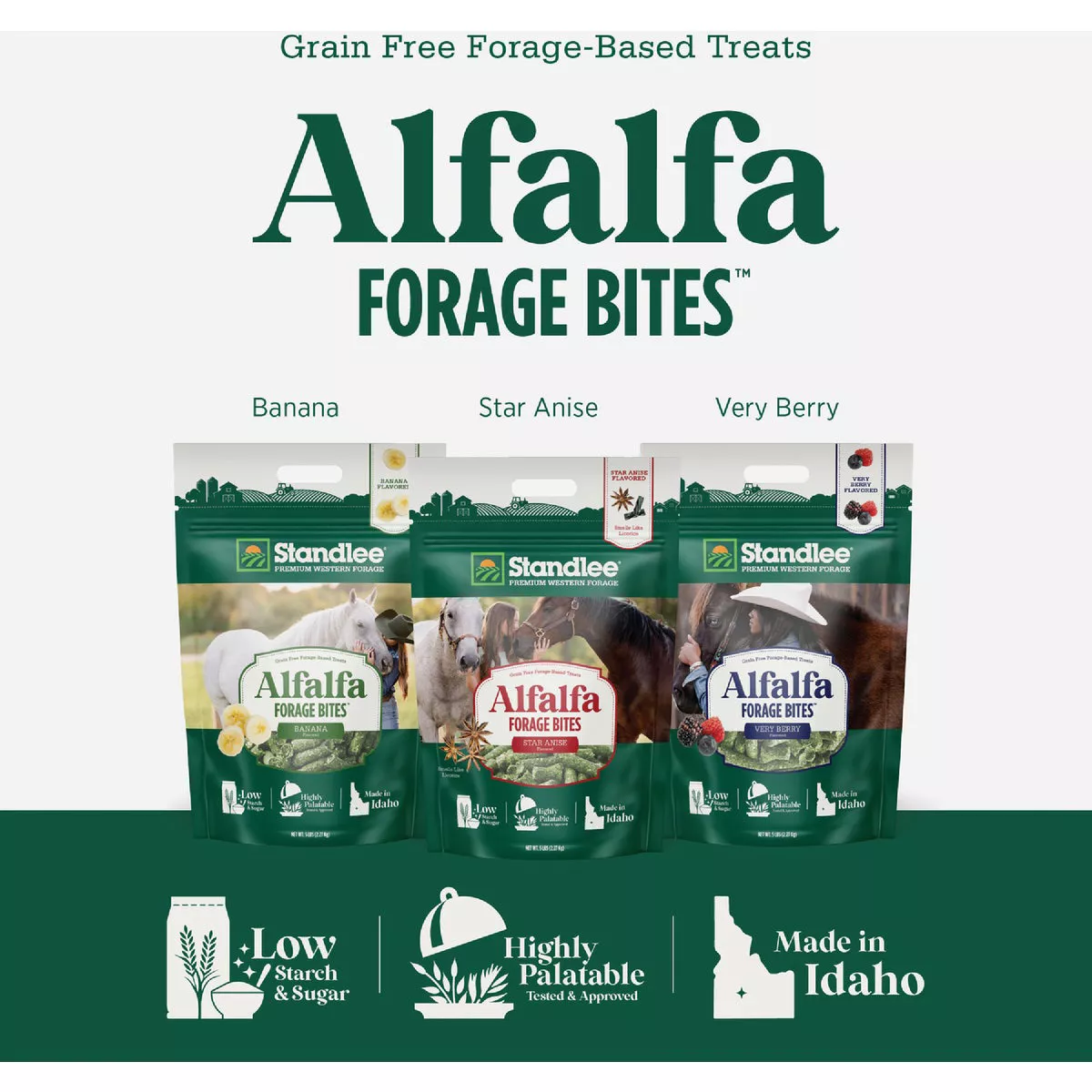 Standlee Premium Western Forage 5 Lb. Banana Flavored Alfalfa Forage Bites - photo 5
