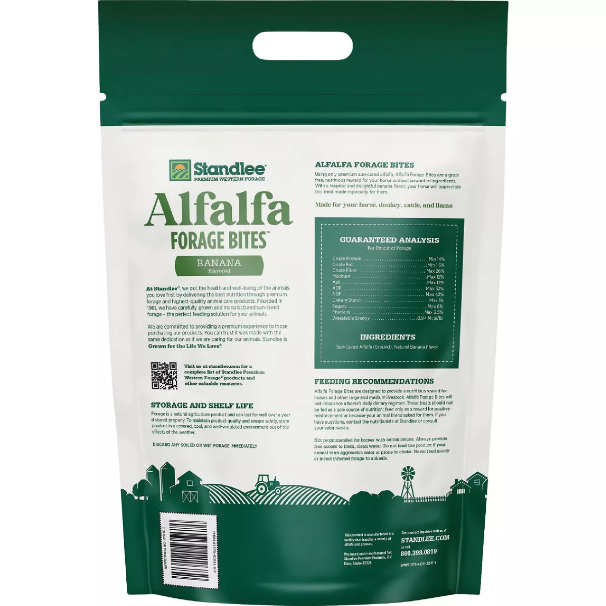 Standlee Premium Western Forage 5 Lb. Banana Flavored Alfalfa Forage Bites - photo 2