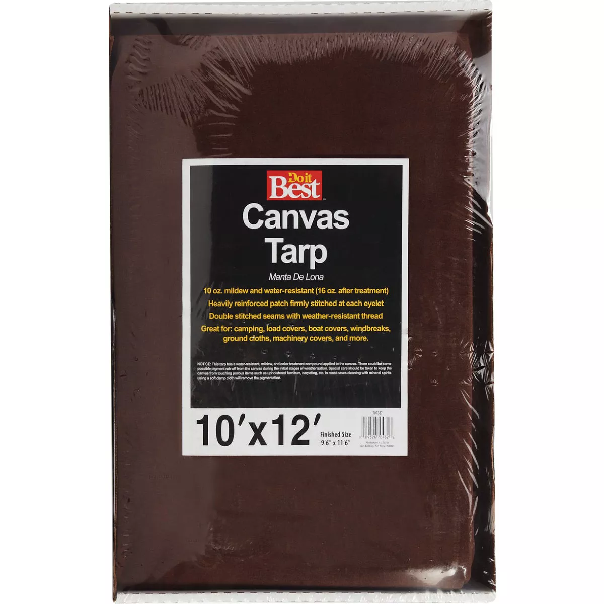 Do it Best 10 Oz. 10 Ft. x 12 Ft. Canvas Tarp - photo 2