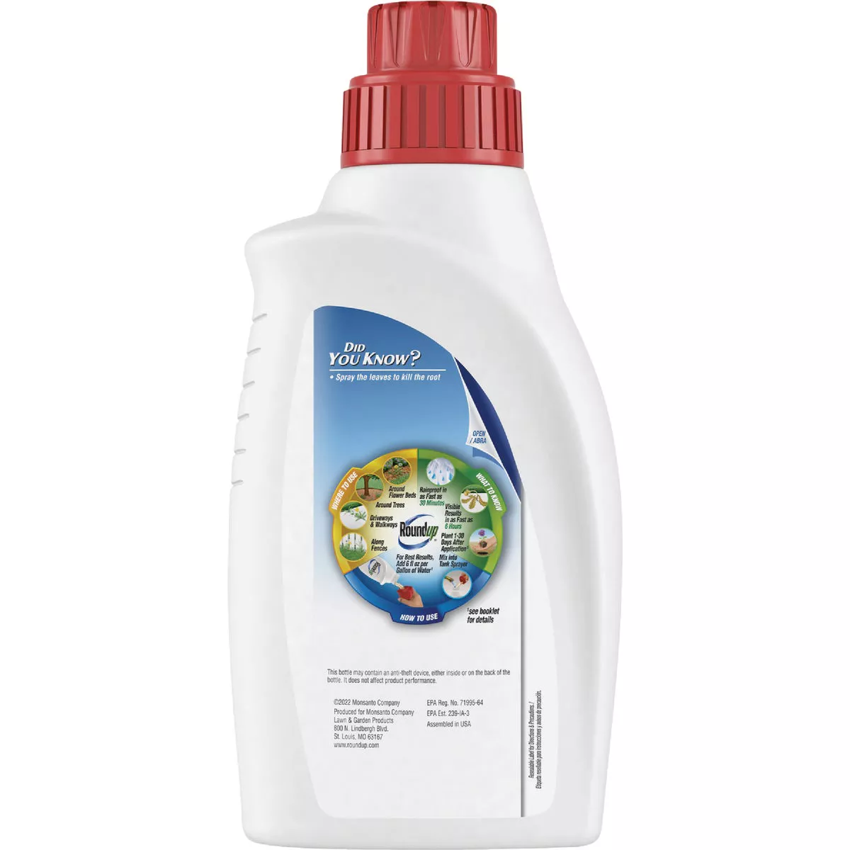 Roundup 35.2 Oz. Exclusive Formula Concentrate Weed & Grass Killer - photo 2