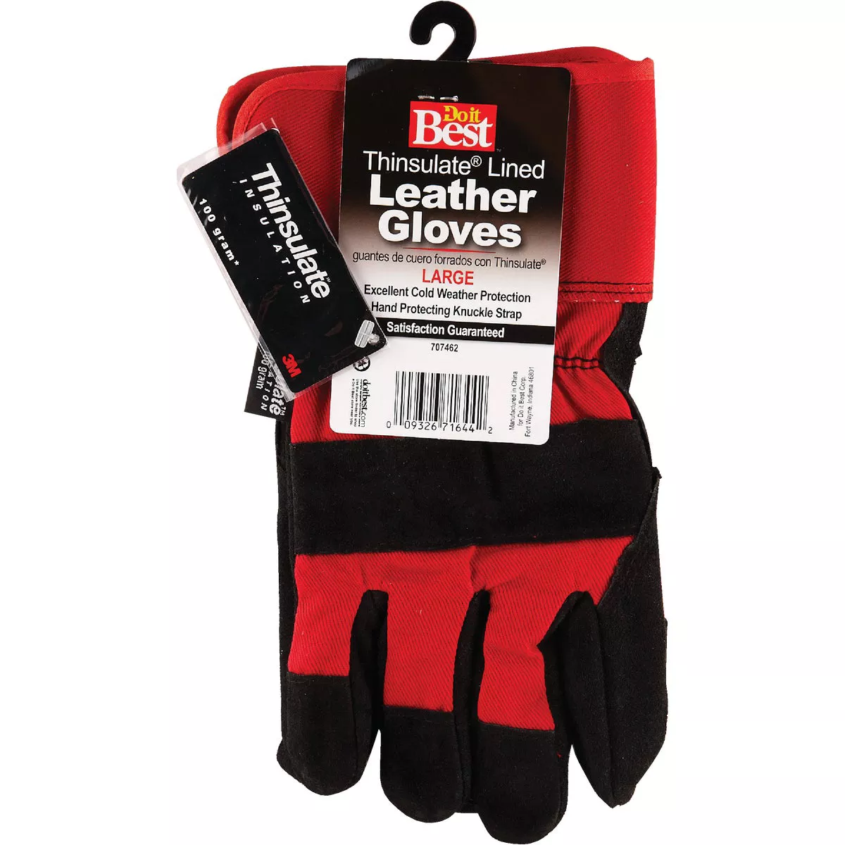 Do It Best 707462 Leather Winter Work Glove