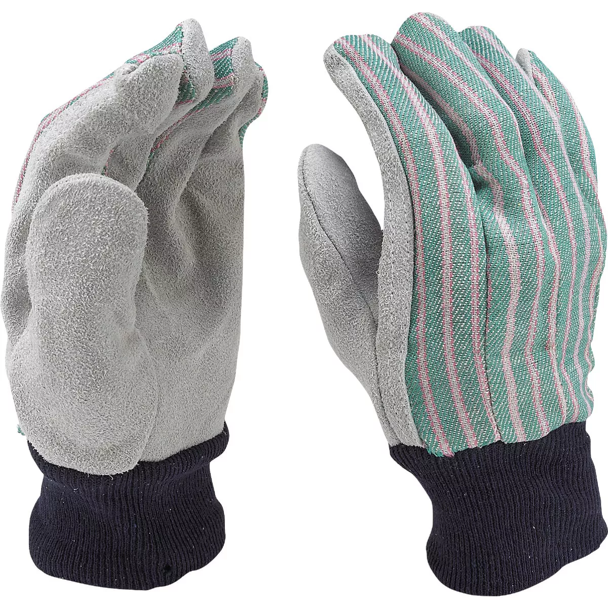 Do it Men's Large Cotton Canvas Leather Palm Work Glove - photo 3