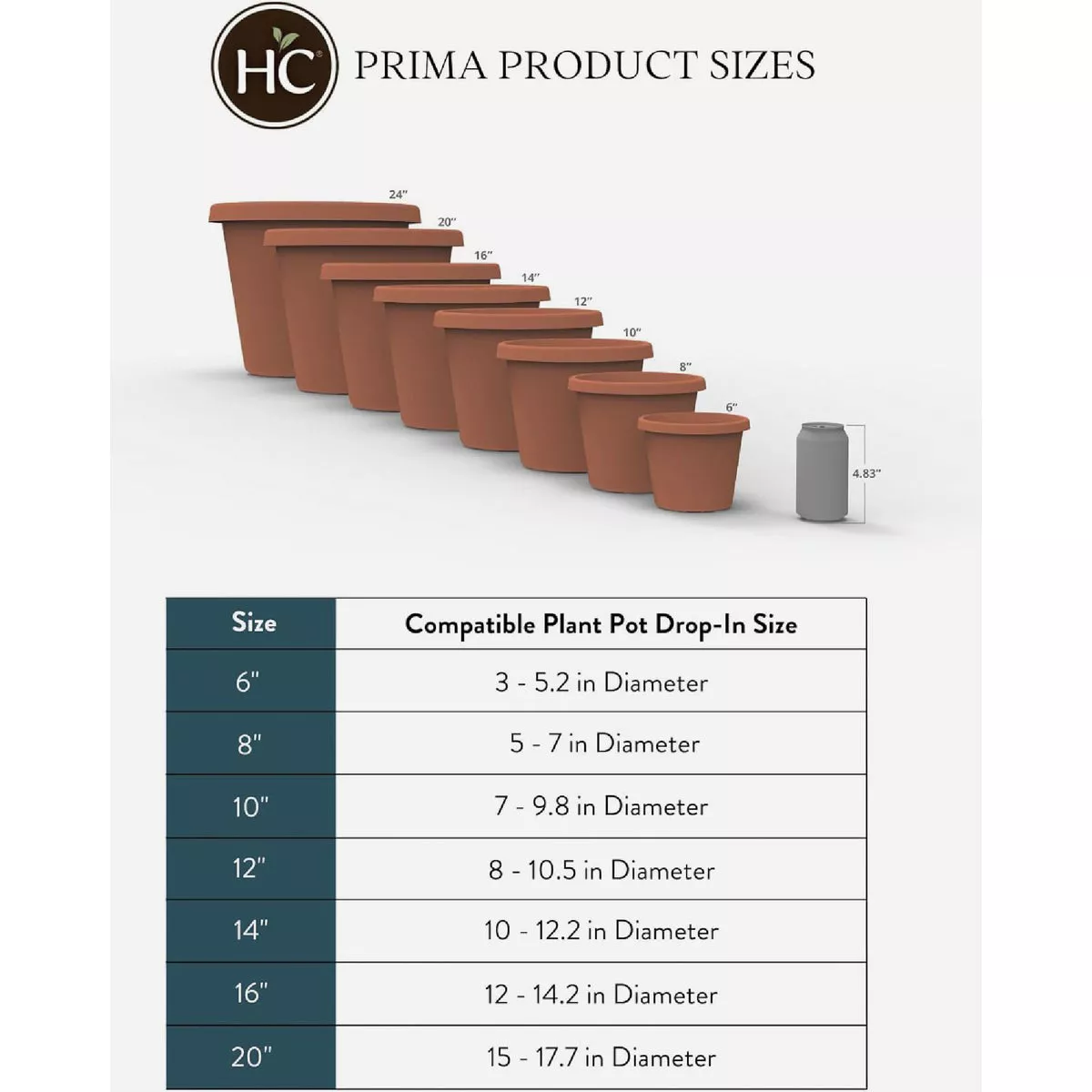 HC Companies 6 In. Stone Classic Planter - photo 6