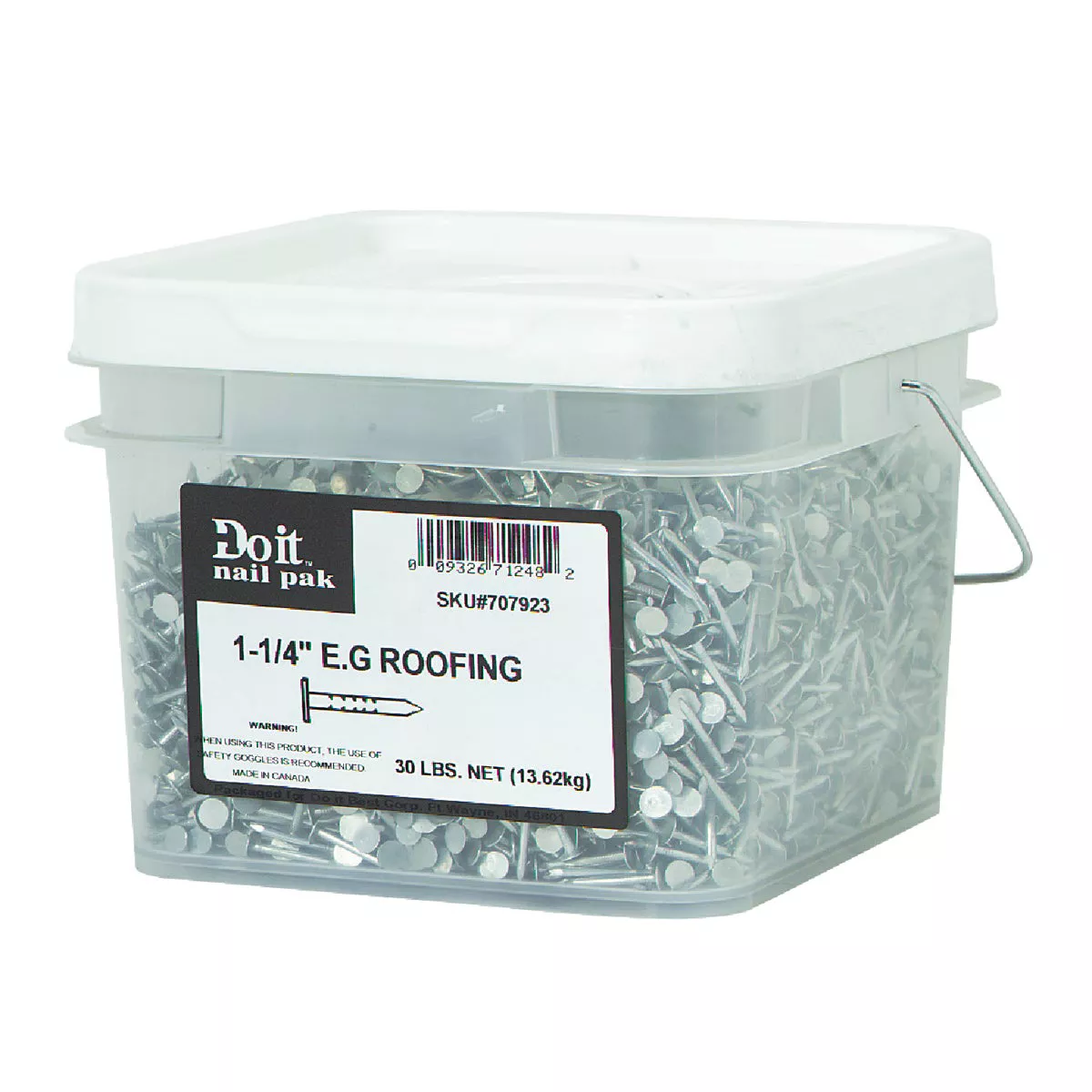 Do it Best 1-1/4 In. 11 ga Electrogalvanized Roofing Nails (6540 Ct., 30 Lb.) - photo 2