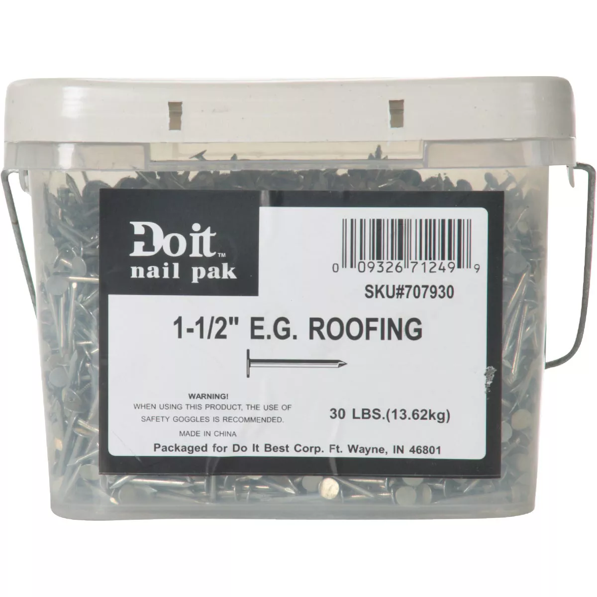 Do it Best 1-1/2 In. 11 ga Electrogalvanized Roofing Nails (5580 Ct., 30 Lb.) - photo 2