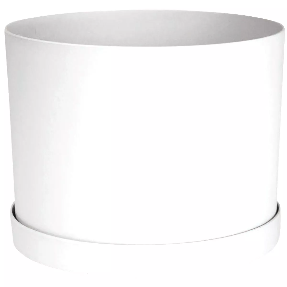 Bloem Mathers Collection 6 In. White Plastic Planter