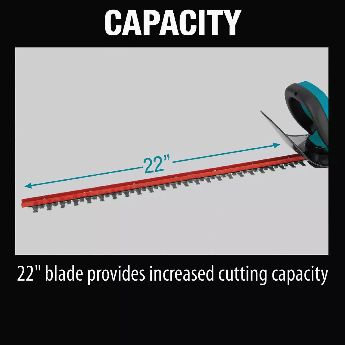 Makita 22 In. 18V LXT Lithium-Ion Cordless Hedge Trimmer - photo 4