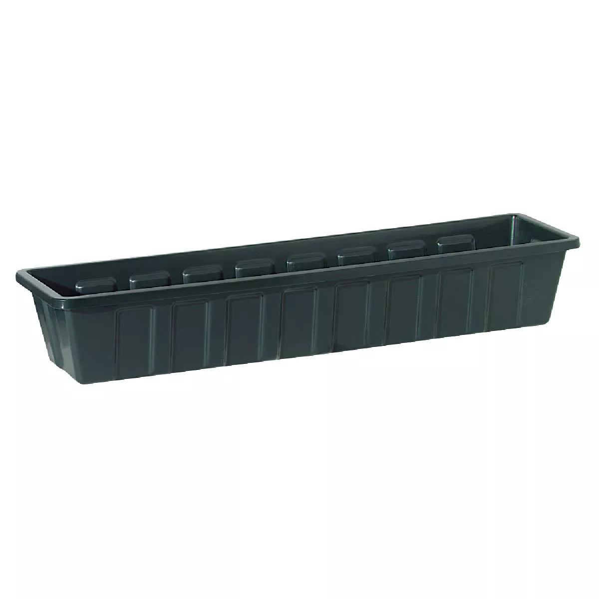 Novelty Poly-Pro 30 In. Polypropylene Hunter Green Flower Box Planter