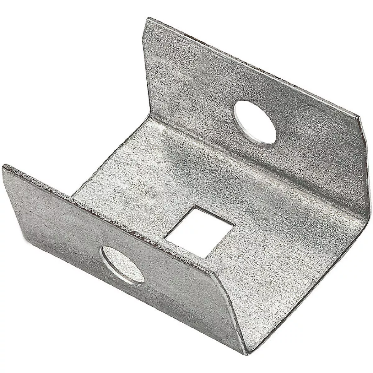 National Hardware Galvanized Box Rail Steel Barn Door Rail End Cap