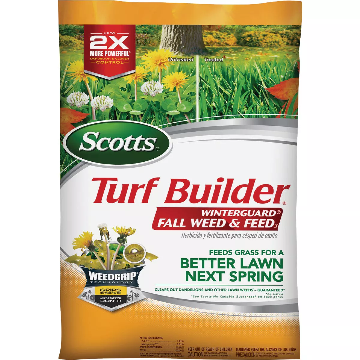 Scotts Turf Builder WinterGuard 11.43 Lb. 4000 Sq. Ft. Fall Weed & Feed