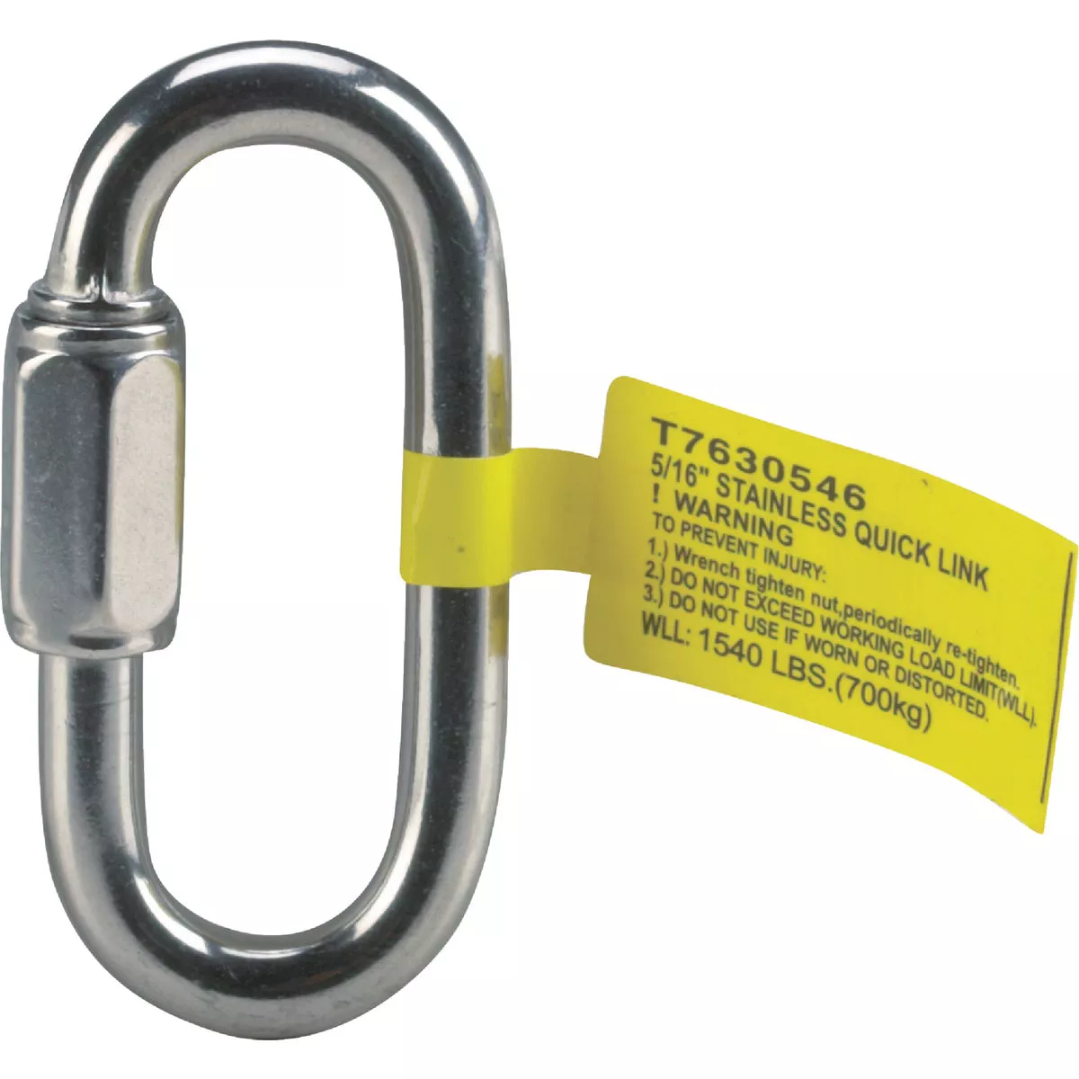 Campbell 5/16 In. Polished Cast Stainless Steel Quick Link - photo 2
