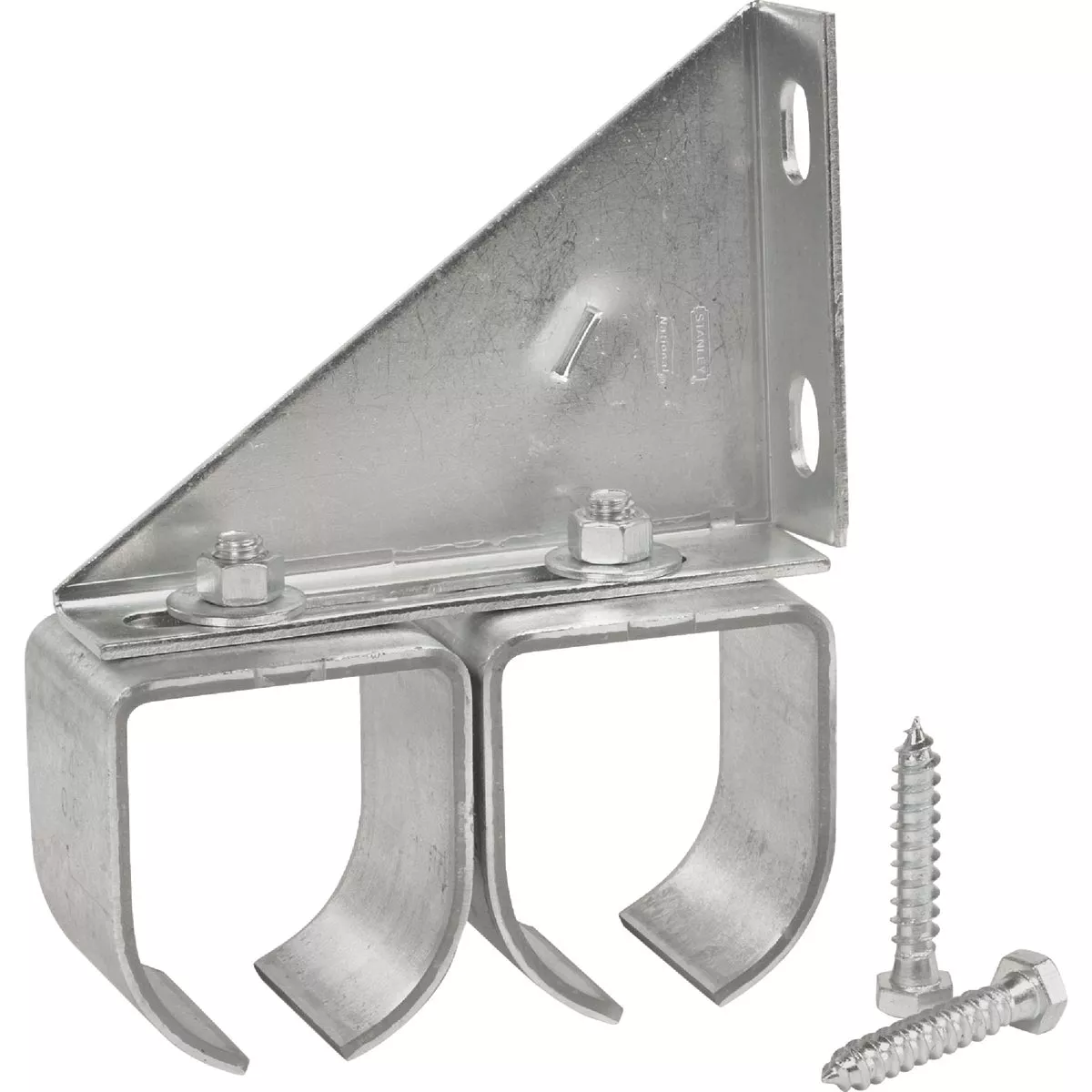 National Hardware Galvanized Double Round Rail Barn Door Bracket - photo 2